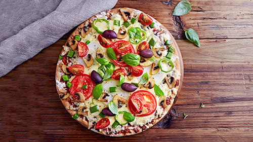 Low Carb-Pizza - vegetarisch lecker!